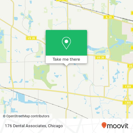 176 Dental Associates map