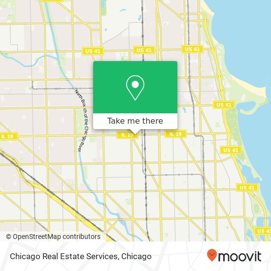 Chicago Real Estate Services map