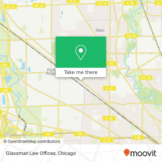 Glassman Law Offices map