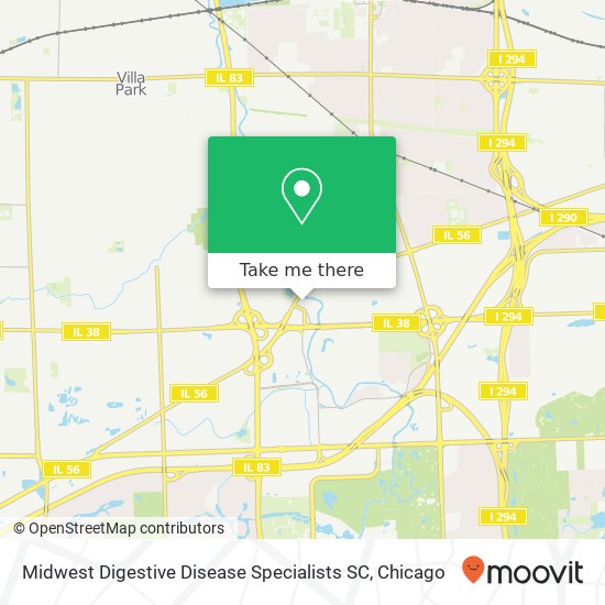 Midwest Digestive Disease Specialists SC map
