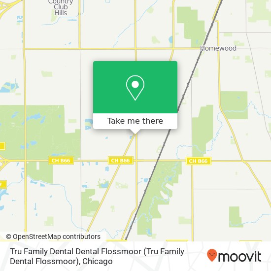 Tru Family Dental Dental Flossmoor map