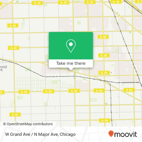 Mapa de W Grand Ave / N Major Ave