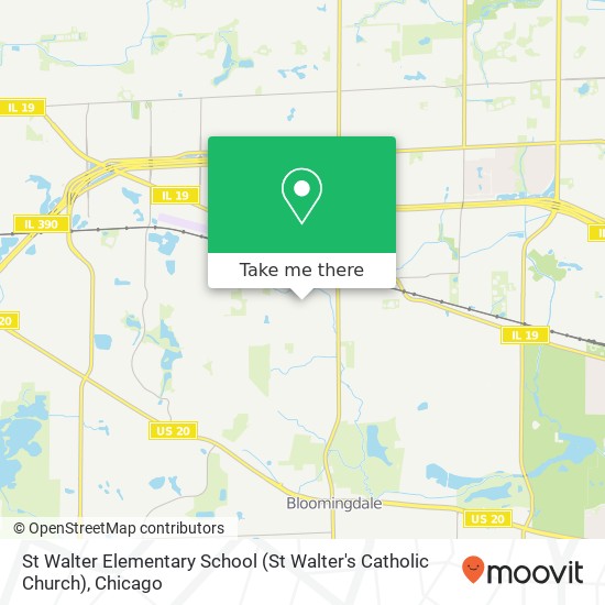 St Walter Elementary School (St Walter's Catholic Church) map