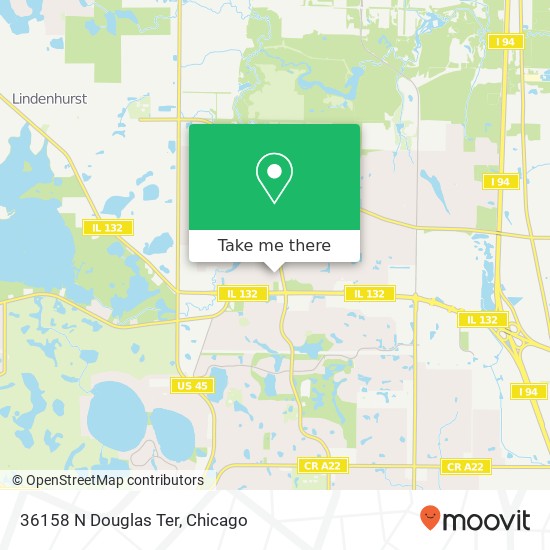 36158 N Douglas Ter map