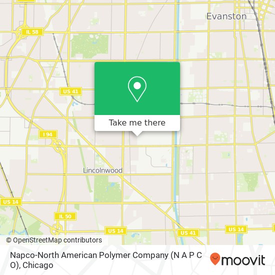 Mapa de Napco-North American Polymer Company (N A P C O)