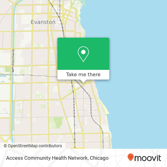 Access Community Health Network map