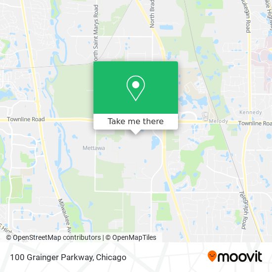 100 Grainger Parkway map