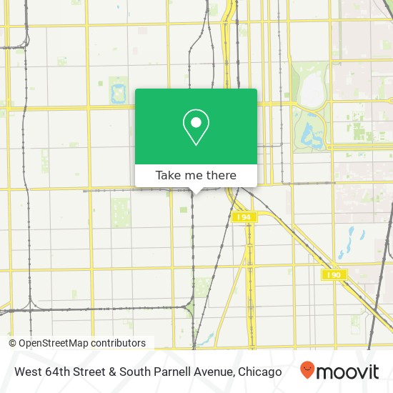 Mapa de West 64th Street & South Parnell Avenue