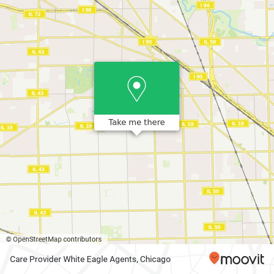 Mapa de Care Provider White Eagle Agents