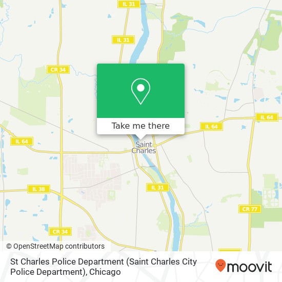St Charles Police Department (Saint Charles City Police Department) map