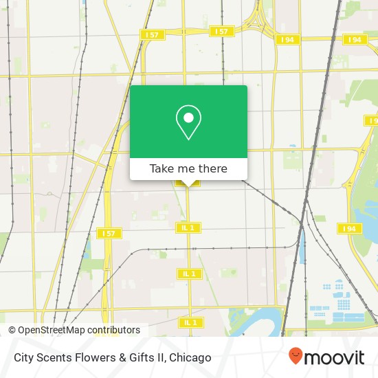 City Scents Flowers & Gifts II map