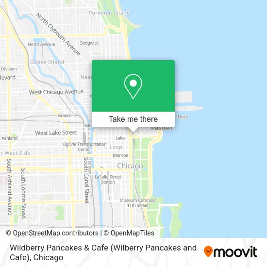 Mapa de Wildberry Pancakes & Cafe (Wilberry Pancakes and Cafe)