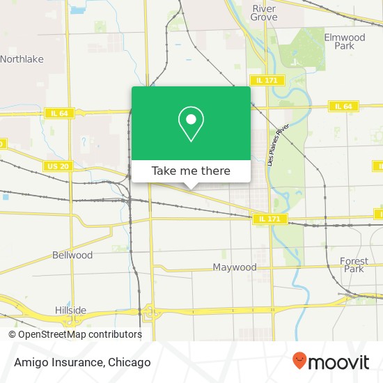 Amigo Insurance map