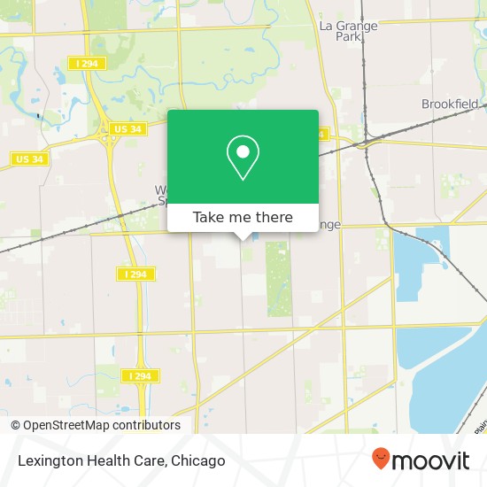 Mapa de Lexington Health Care