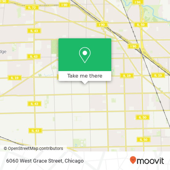 6060 West Grace Street map