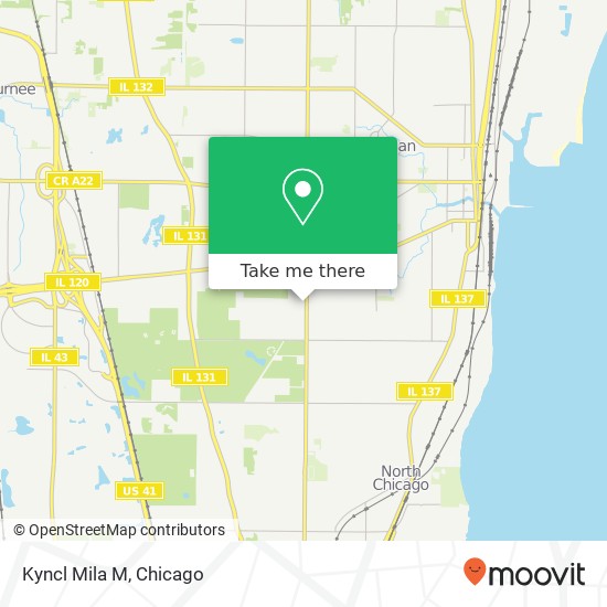 Mapa de Kyncl Mila M