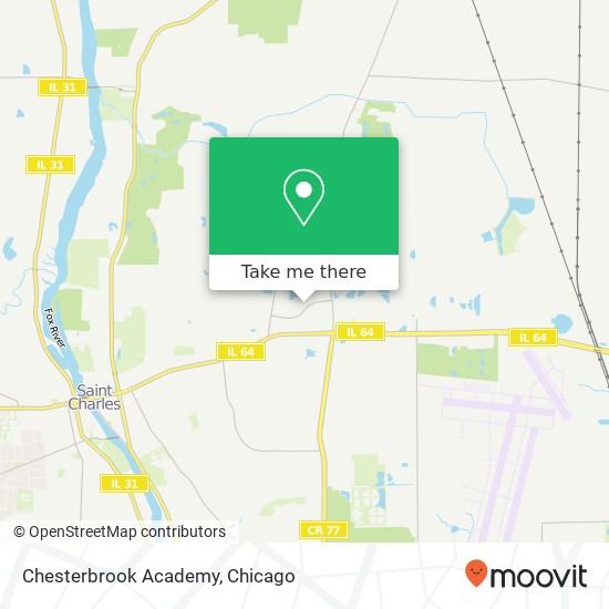 Mapa de Chesterbrook Academy