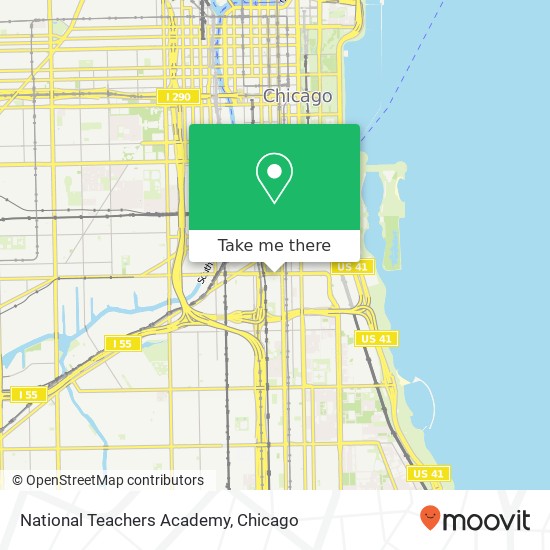 National Teachers Academy map