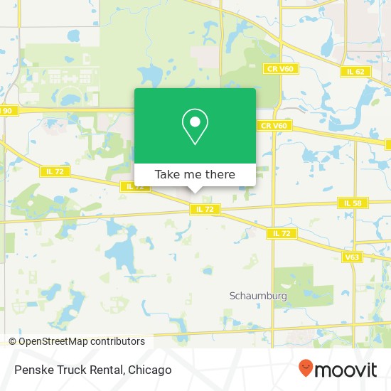 Penske Truck Rental map