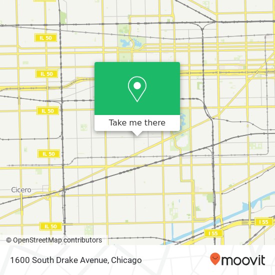 1600 South Drake Avenue map