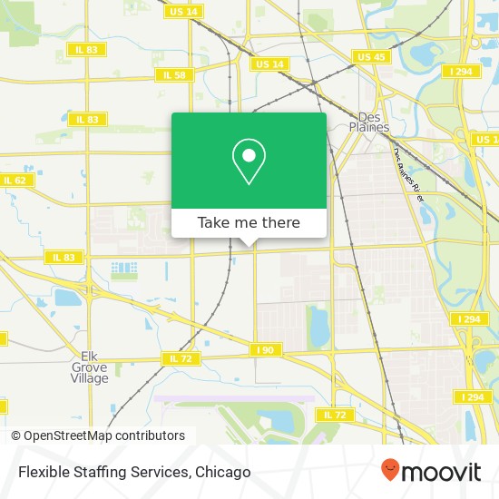 Flexible Staffing Services map