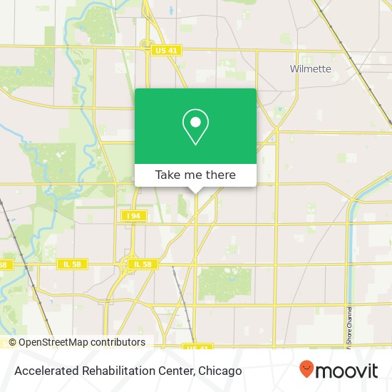 Accelerated Rehabilitation Center map