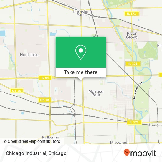 Mapa de Chicago Industrial