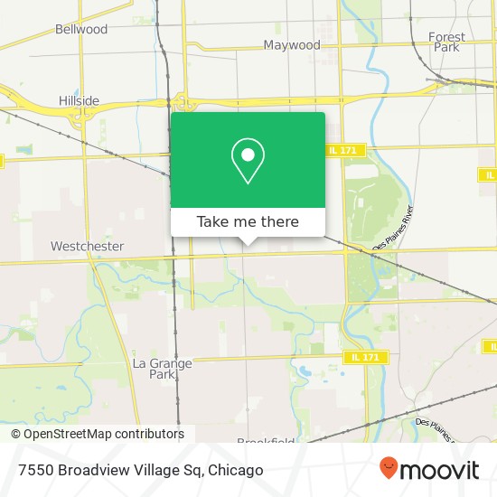 7550 Broadview Village Sq map