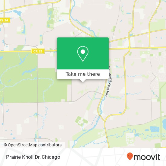 Prairie Knoll Dr map