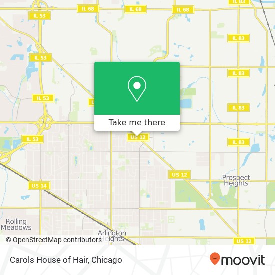 Carols House of Hair map