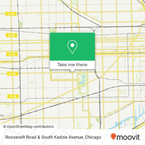 Mapa de Roosevelt Road & South Kedzie Avenue