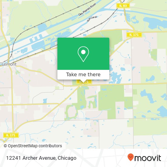 12241 Archer Avenue map