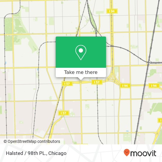 Halsted / 98th PL. map