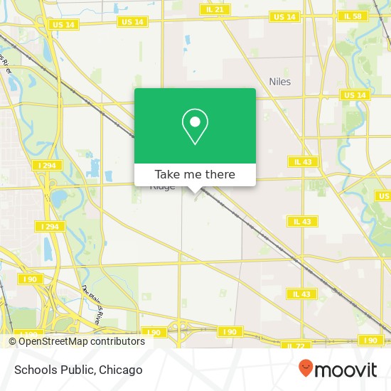 Schools Public map