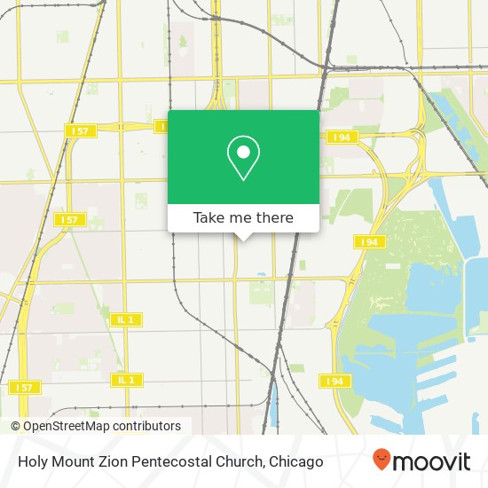 Holy Mount Zion Pentecostal Church map