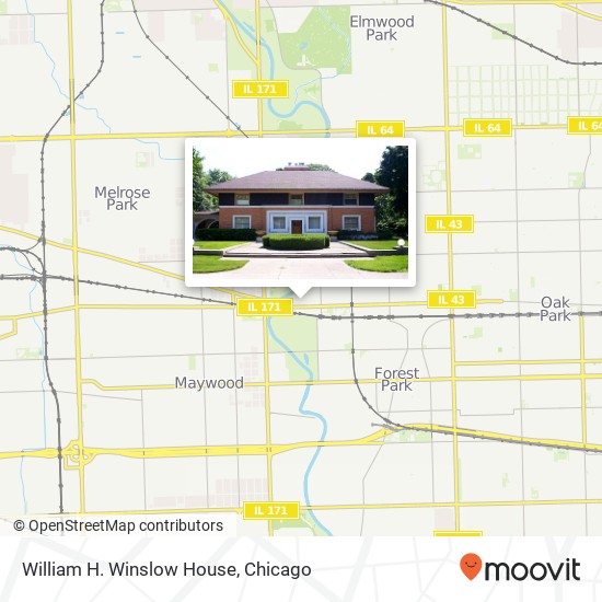 William H. Winslow House map