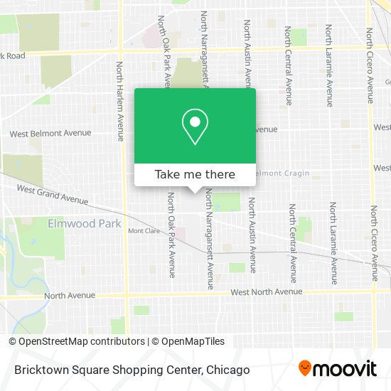 Bricktown Square Shopping Center map