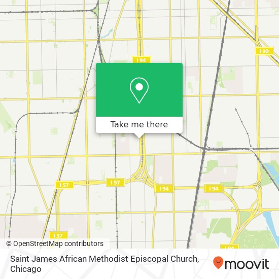 Saint James African Methodist Episcopal Church map