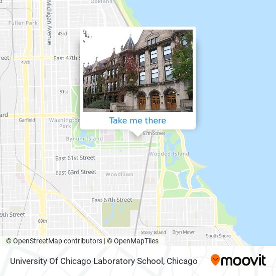 Mapa de University Of Chicago Laboratory School
