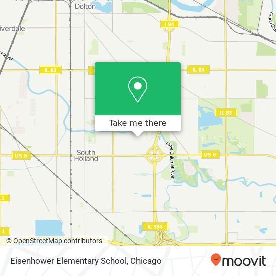 Mapa de Eisenhower Elementary School