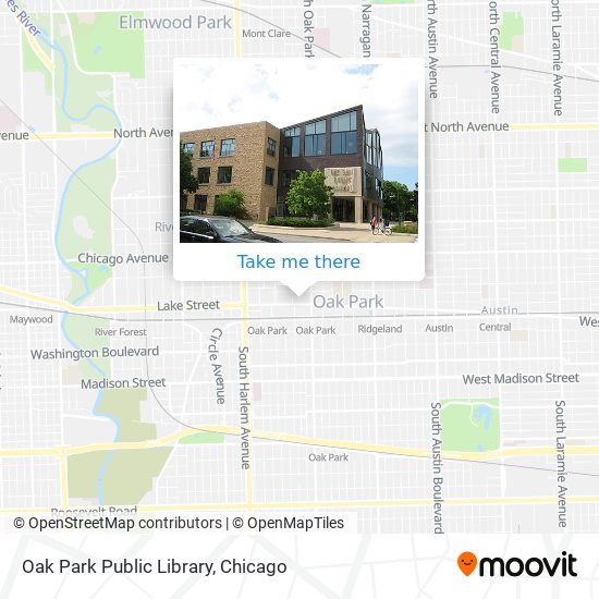 Oak Park Public Library map