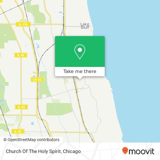 Church Of The Holy Spirit map