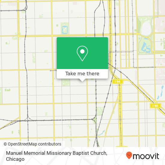 Mapa de Manuel Memorial Missionary Baptist Church