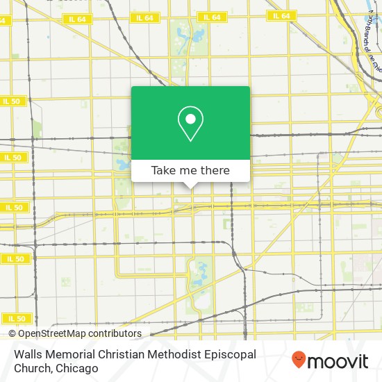 Mapa de Walls Memorial Christian Methodist Episcopal Church
