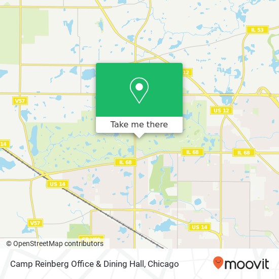 Camp Reinberg Office & Dining Hall map