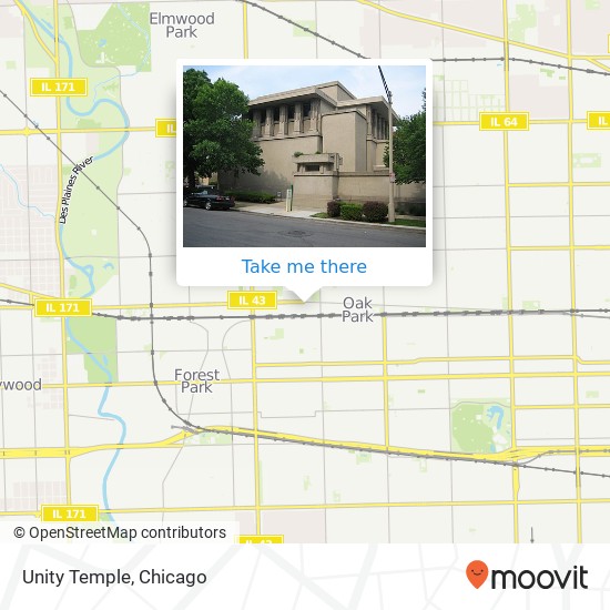 Unity Temple map