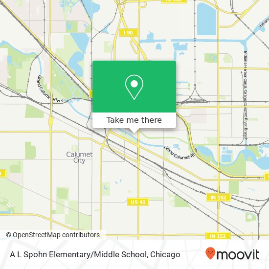 A L Spohn Elementary / Middle School map