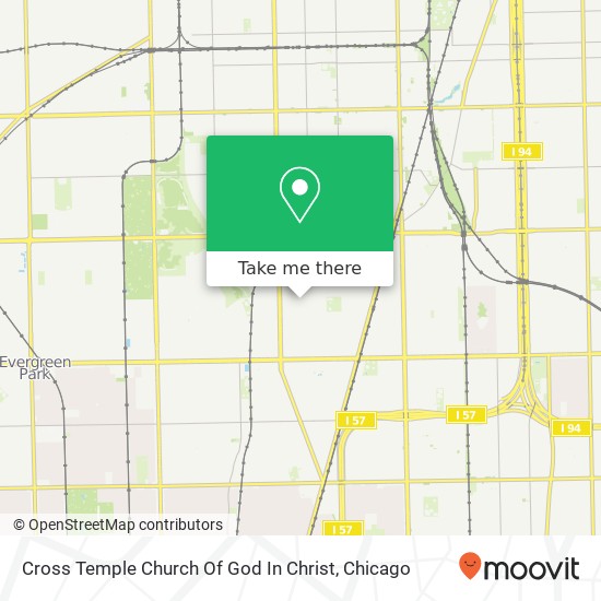 Cross Temple Church Of God In Christ map