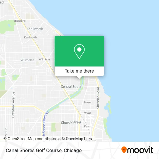 Canal Shores Golf Course map