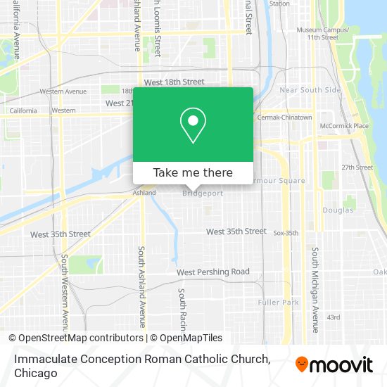 Immaculate Conception Roman Catholic Church map